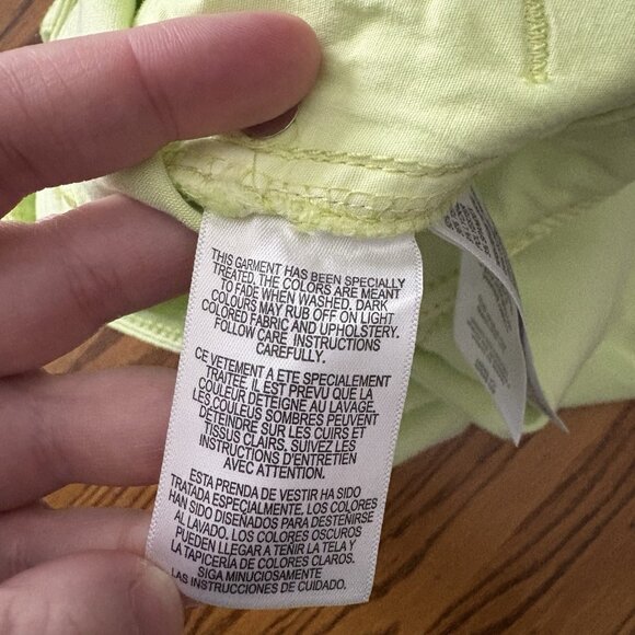 Tommy Bahama Women 6 Lime Pop Boracay Beach High Rise Ankle Jeans NWT - Picture 16 of 16